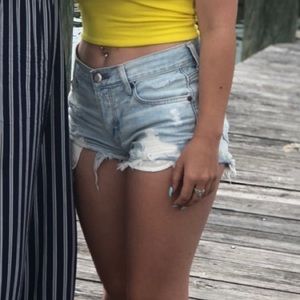 american eagle jean shorts
